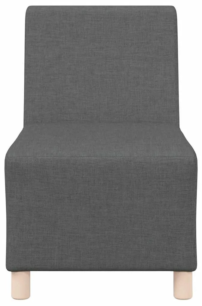 sötétszürke szövet kanapéfotel 55 cm