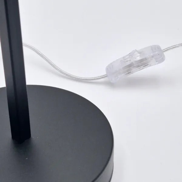 Asztali lámpa ASTRID 1xE27/60W/230V matt fekete