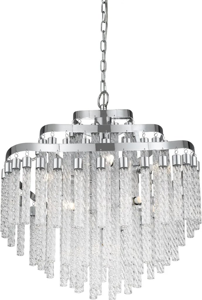 Quoizel glamour modern függeszték glacier peak csiszolt króm elsqzs-pcgp2820c