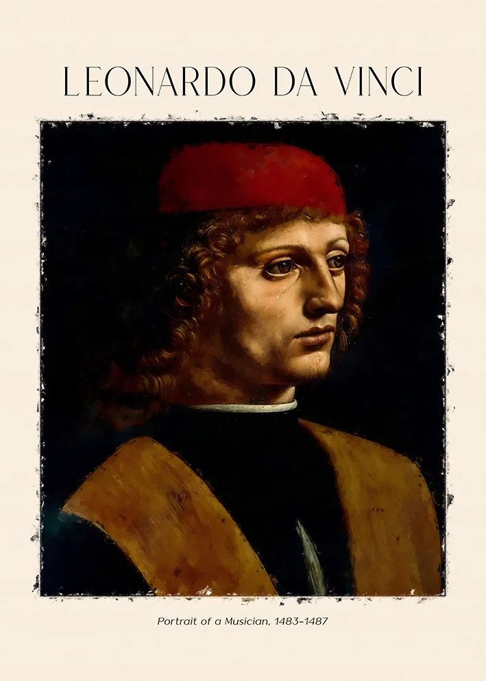 Leonardo Da Vinci Portré Poszter 21x30cm #404