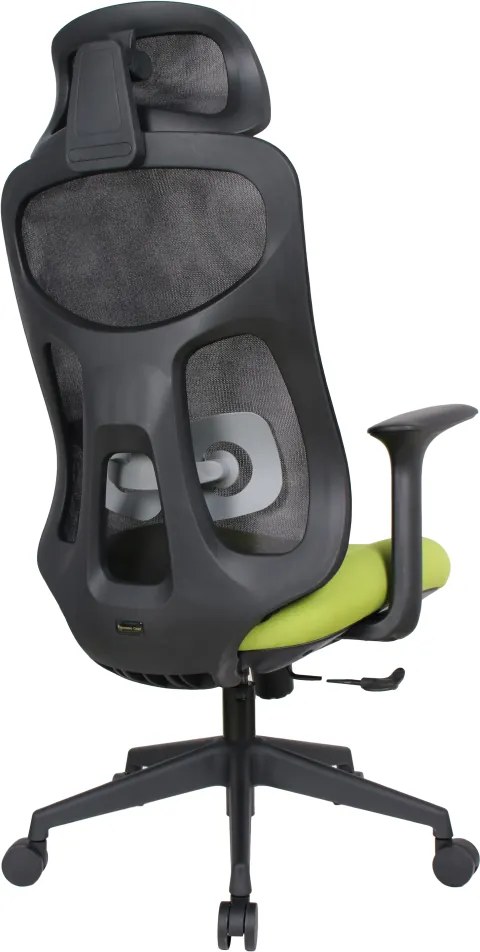 Irodai szék, zöld/fekete, teherbírás 150 kg, SULIVAN