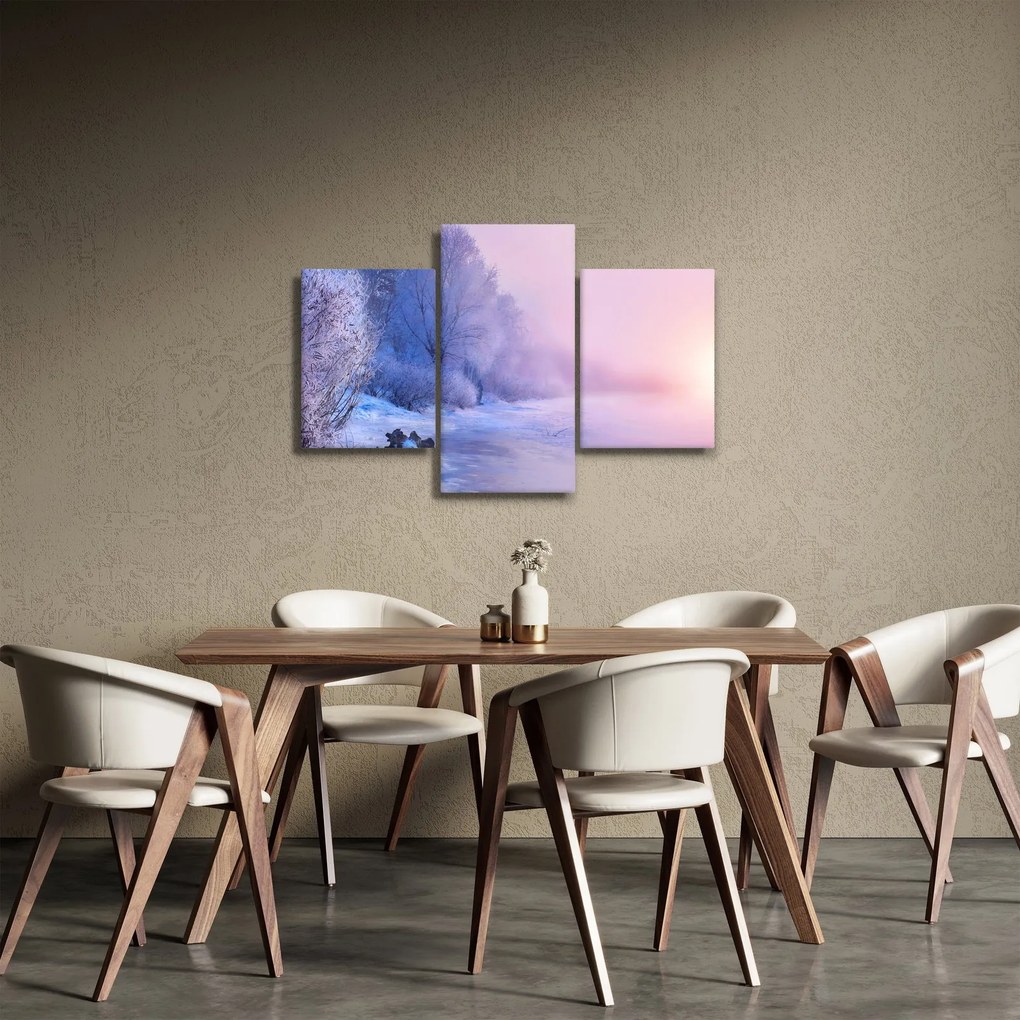 Kép - Befagyott folyó (90x60 cm)