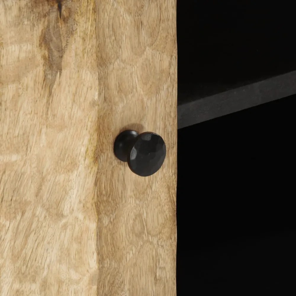 tömör mangófa TV-szekrény 80 x 31 x 46 cm