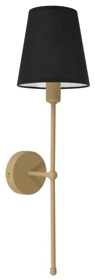 Fali lámpa MADELA 1xE14/40W/230V fekete/bézs