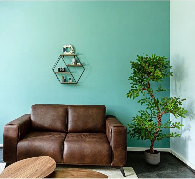 STILISTA Fali polc 51 x 58 x 11 cm világos fa