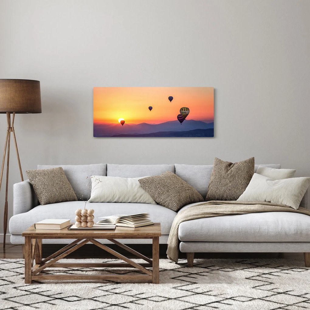 Hőlégballon képe (120x50 cm)