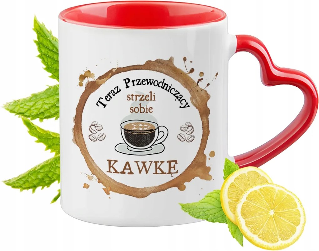 Elnöknek Piros, szív alakú füllel Ajándék