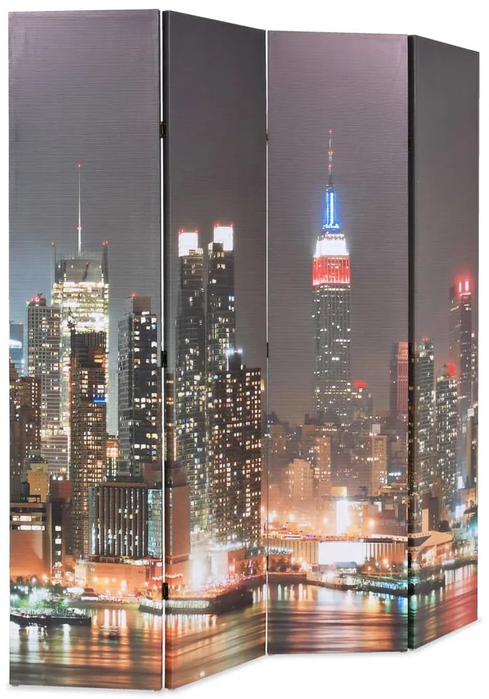 éjszakai New York mintás paraván 160 x 170 cm