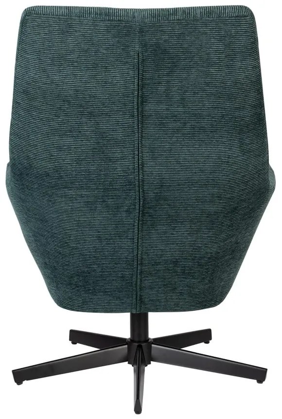 Sötétzöld fotel Bruno – White Label