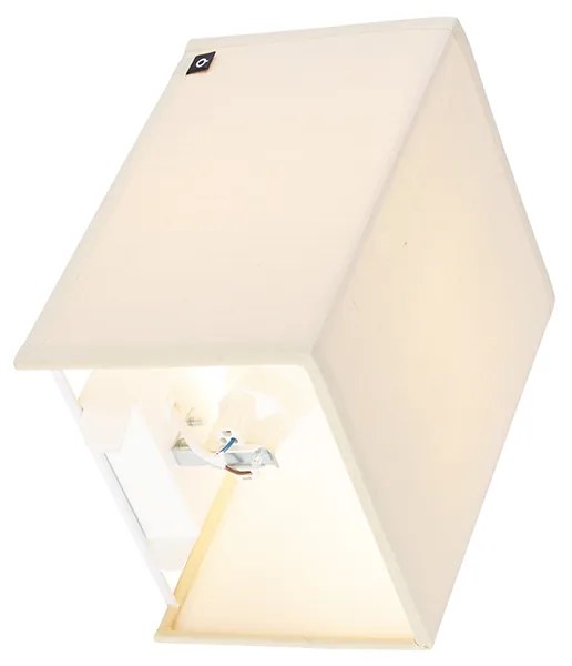 Rusztikus fali lámpa bézs - Vete