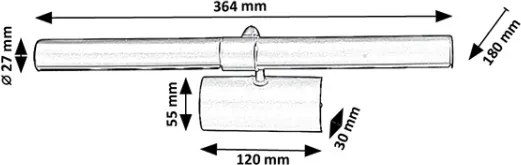 Brilagi - Képvilágító lámpa DANAE 2xE14/40W/230V arany