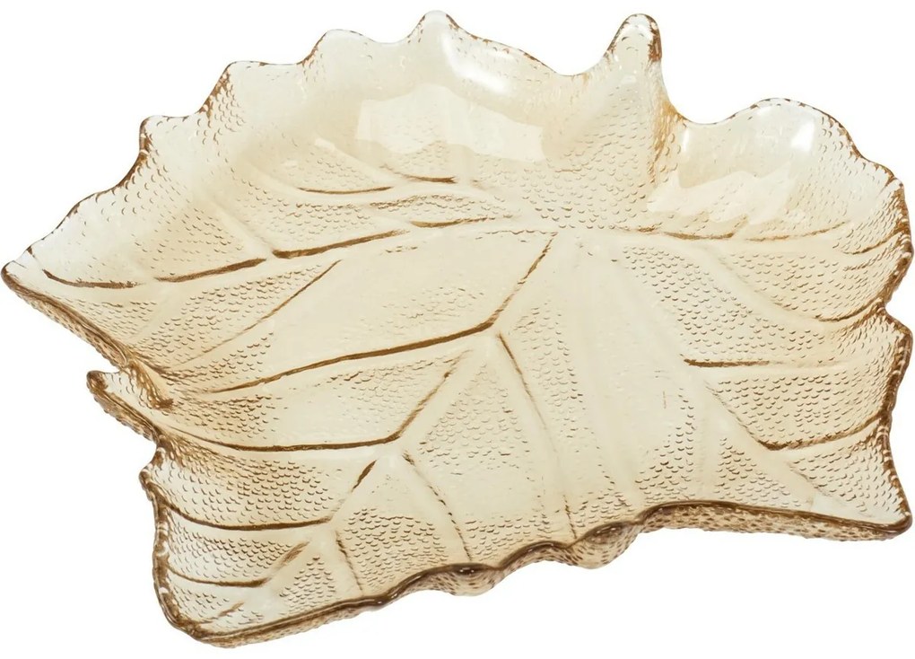 Üveg tálca List 26,3 × 25,5 × 4 cm, bézs