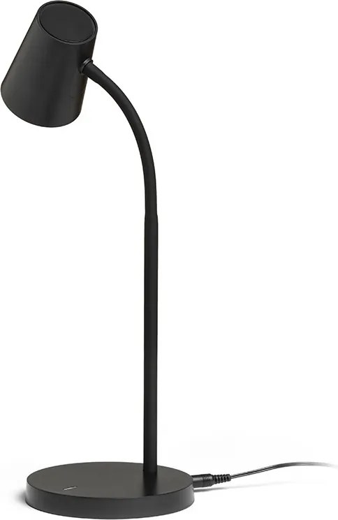 RENDL VERINA asztali lámpa fekete 230V LED 4.5W 100° 3000K