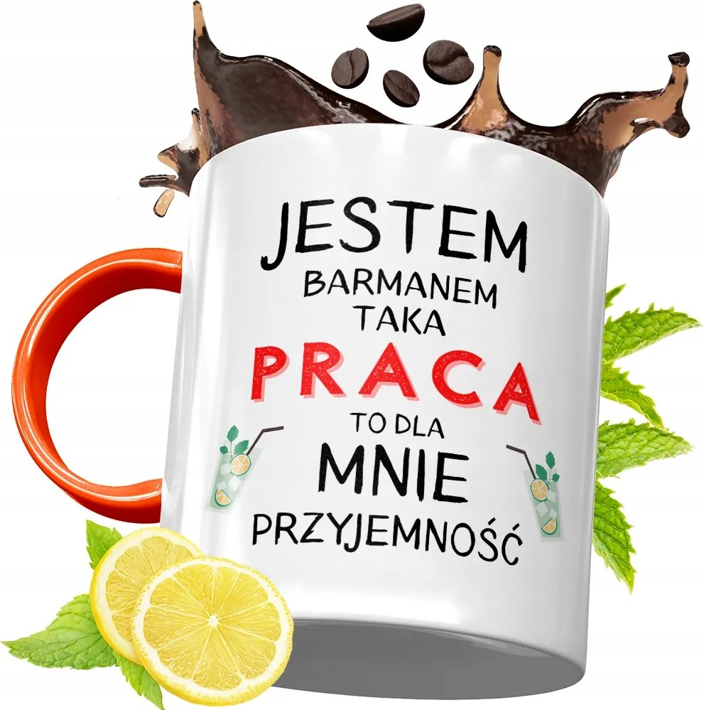 Narancssárga Bögre Csaposnak Ajándék fényképes nyomattal