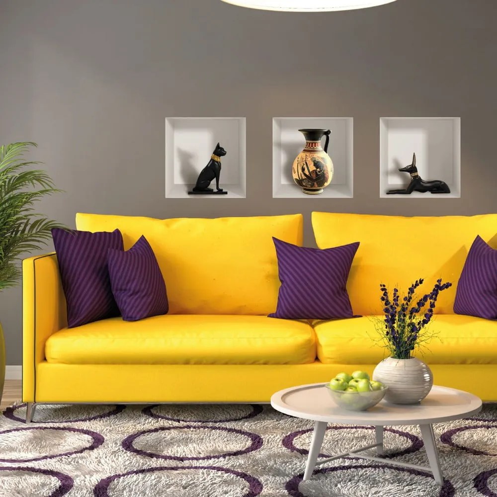 Egyptian 3 db-os 3D falmatrica szett - Ambiance