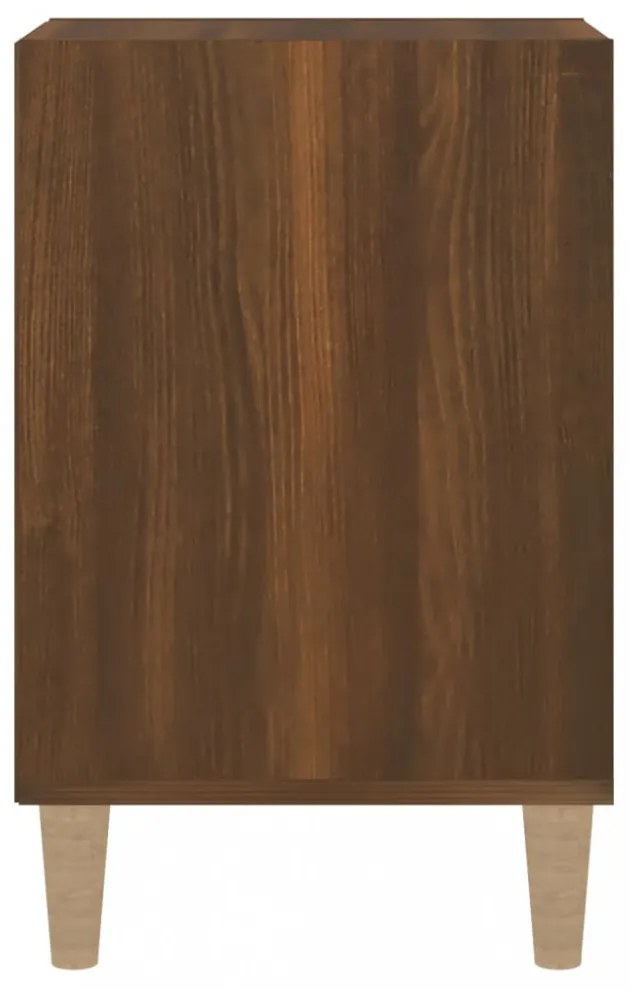 barna tölgyszínű szerelt fa TV-szekrény 100x35x55 cm