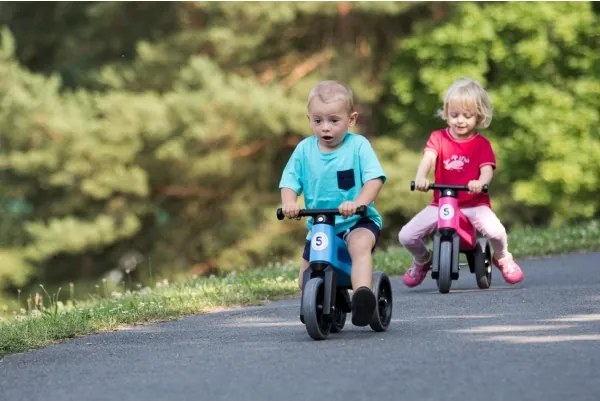 Funny Wheels - RIDER SPORT 2 az 1-ben futóbicikli kék/fekete