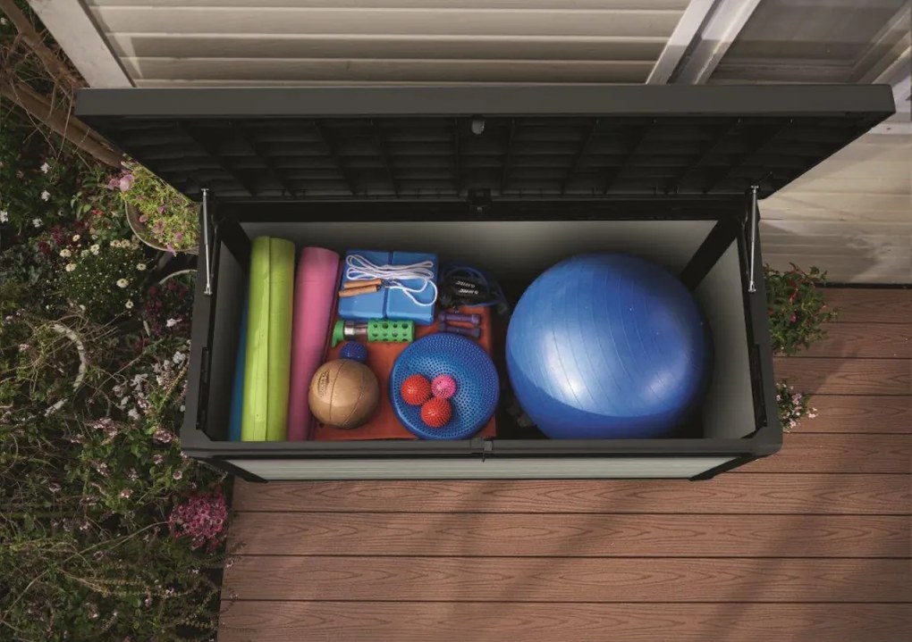Keter Denali DuoTech 570L kerti box szürke-barna