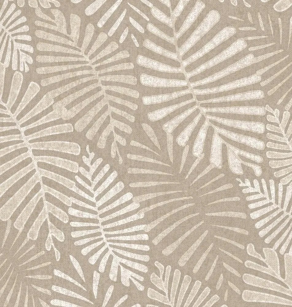 Flizelin Tapéta Egzotikus Levelek Motívumával