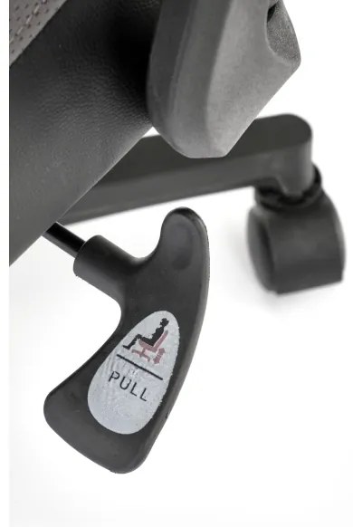 HIRU irodai szék, szürke/fekete