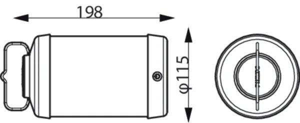 Philips CICERO LED/6W/5V 4000 mAh IP54 állítható hordozható lámpa