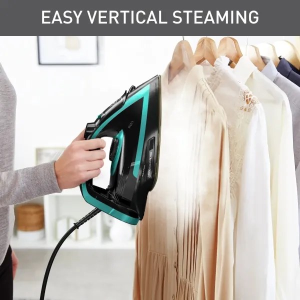 Tefal PUREGLISS gőzölős vasaló 3000W/230V türkiz-fekete