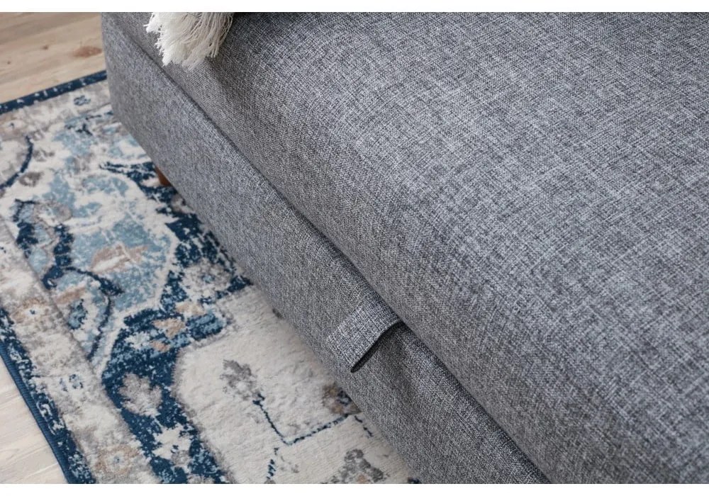 Sötétszürke kinyitható kanapé 210 cm Eva – Balcab Home