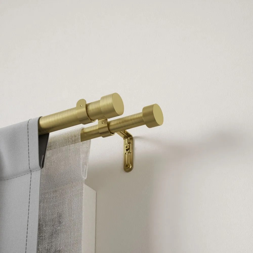 Acél bővíthető-dupla függönykarnis 305 - 457 cm Cappa – Umbra