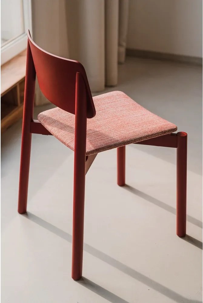 Piros rakásolható étkezőszék Wem – noo.ma