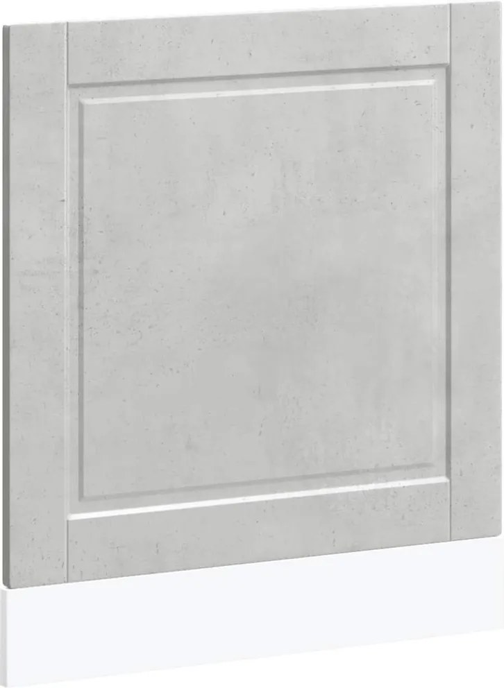 vidaXL mosogatógép panel Porto beton szürke 60x1,5x67 cm mérnöki fa