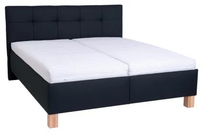 MARIA kárpitozott, tárolós ágy, matrac nélkül 160x200 cm antracit