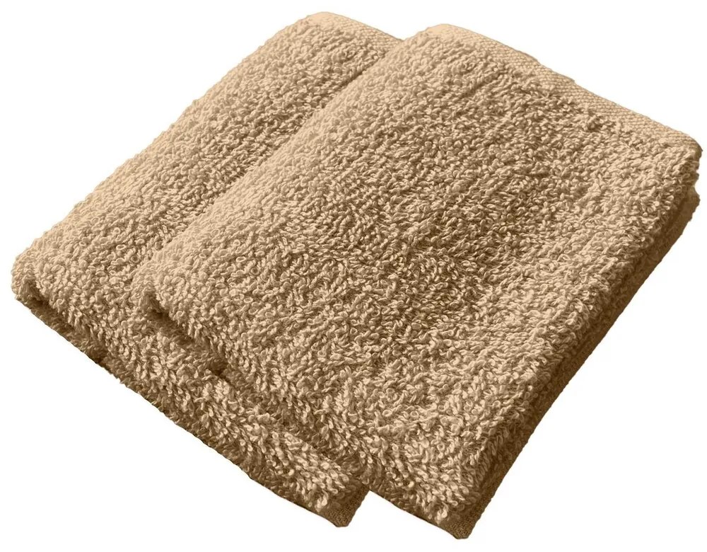 2x Homa RIAN BEIGE frottír törölköző 30x50 cm