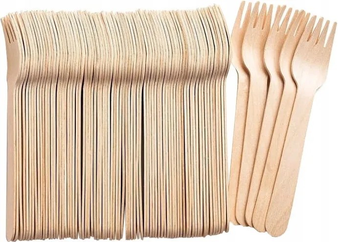 Fa villa/öko eldobható evőeszköz 50 db