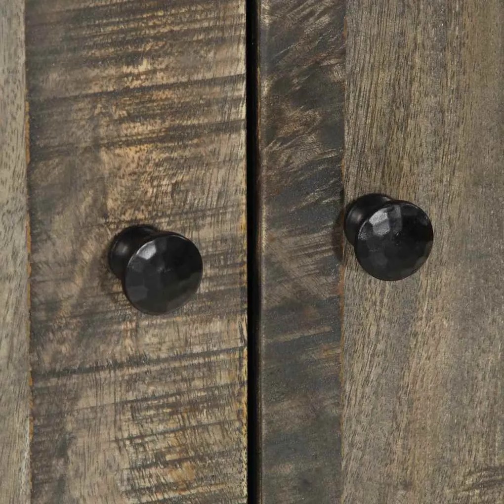 tömör mangófa magasszekrény 60x33x100 cm