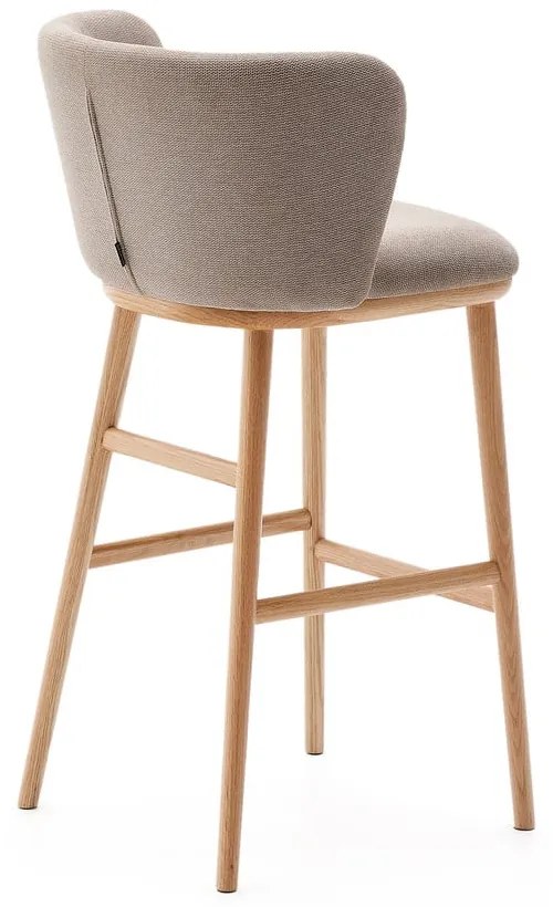 Világosbarna bárszék (ülésmagasság 75,5 cm) Ciselia – Kave Home