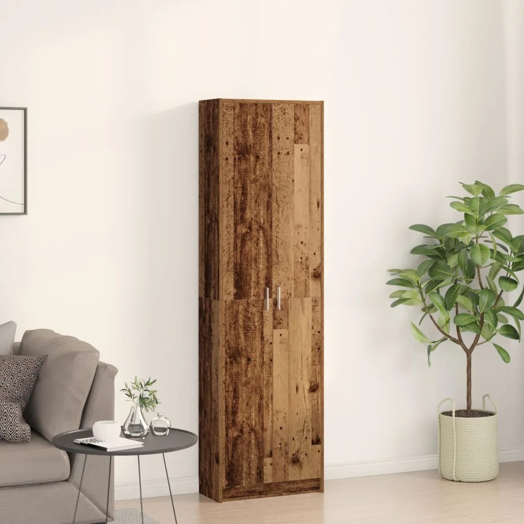 Gardrób Régi Fa 55x25x189 cm Szerelt Fa