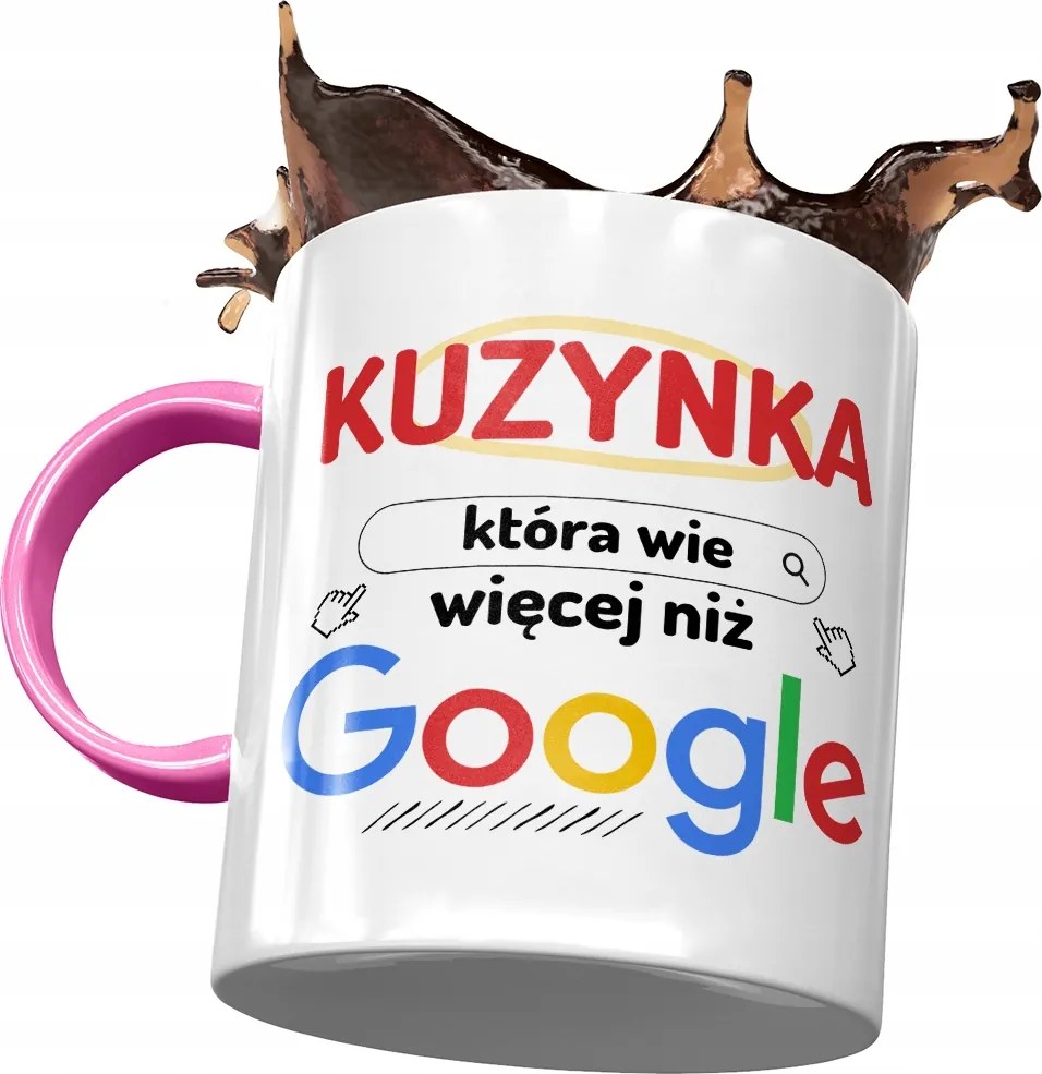 Rózsaszín Bögre Unokatestvérnek Születésnapra Ajándék Nyomtatott Fotóval