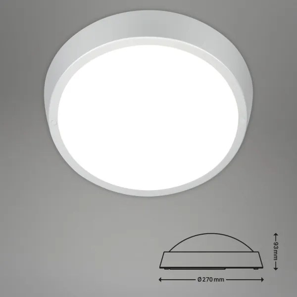Briloner 3018-014 - LED Fürdőszobai mennyezeti lámpa HAGEN LED/24W/230V IP44 fehér