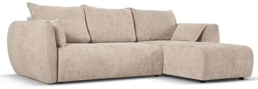 Bézs sarokkanapé (jobb oldali) Matera – Cosmopolitan Design