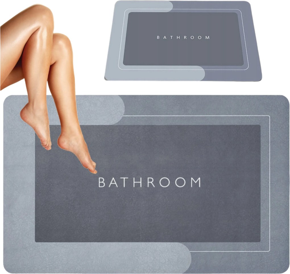 Fürdőszobaszőnyeg Gyorsan Száradó Nedvszívó Szőnyeg Fürdőszoba szőnyeg