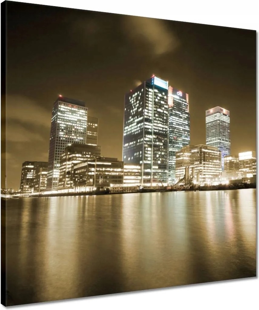 Vászonkép 50x50 Sephia Londoni kilátás