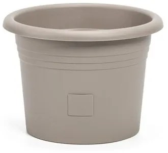 Plastia Narza öntözőedény 50 cm átmérőjű, taupeszínben, 50 cm átmérőjű