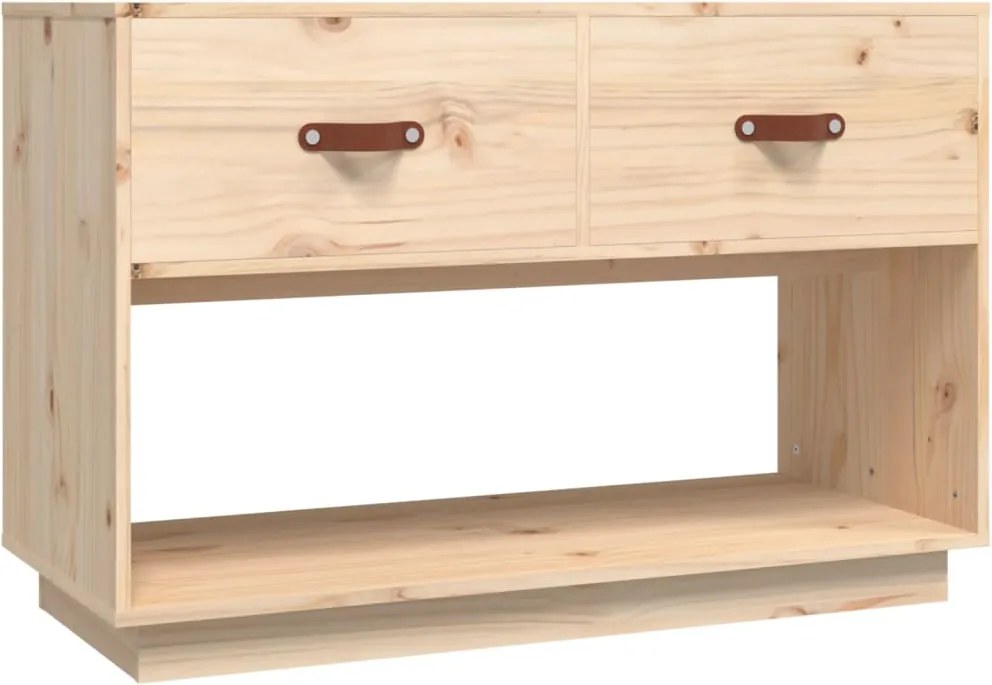 vidaXL tömör fenyőfa TV-szekrény 90x40x60 cm