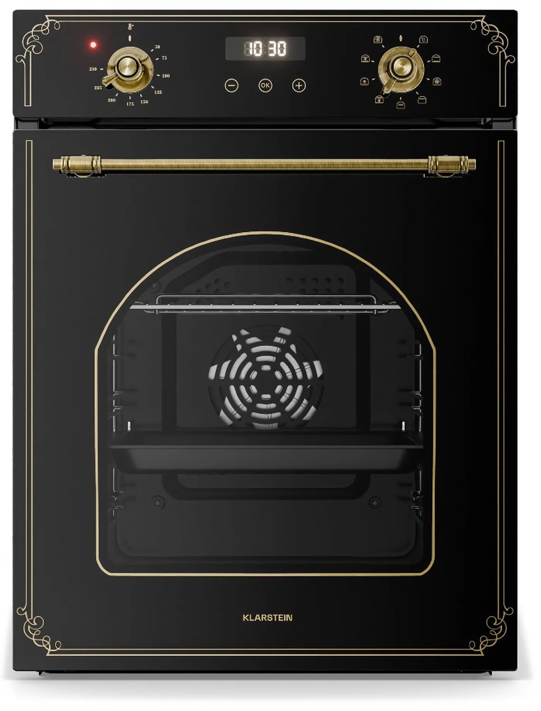 Klarstein Victoria beépített sütő 45 cm 49 l fekete