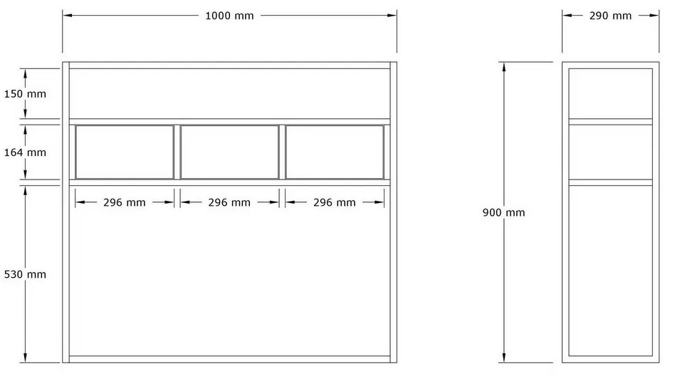 Guarda Travertine and Gold kisasztal
