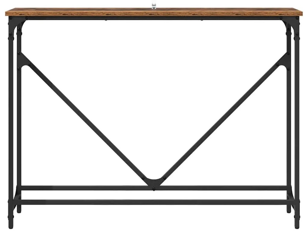 Konzolasztal Régi fa 102 x 22.5 x 75 cm Faanyag