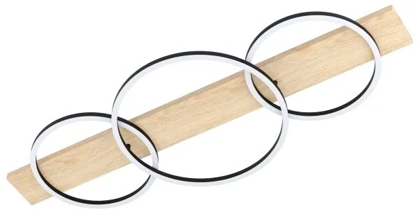 Eglo 99468 - BOYAL LED mennyezeti lámpa 2x12W, 230V, távirányítóval