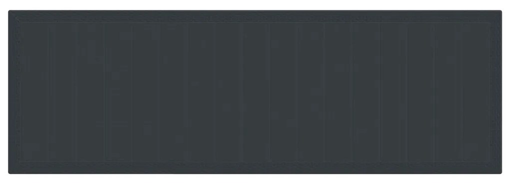 Kertasztal Antracit 300x100x73 cm Poli Rattan