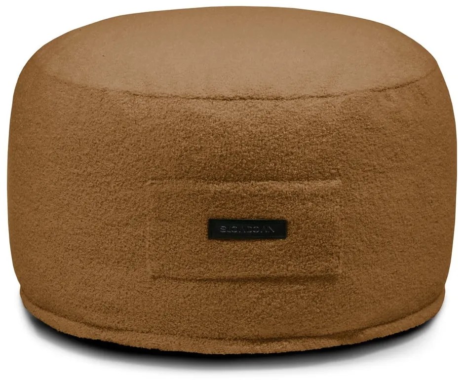 Barna buklé puff Om 60 – SLOWDOWN