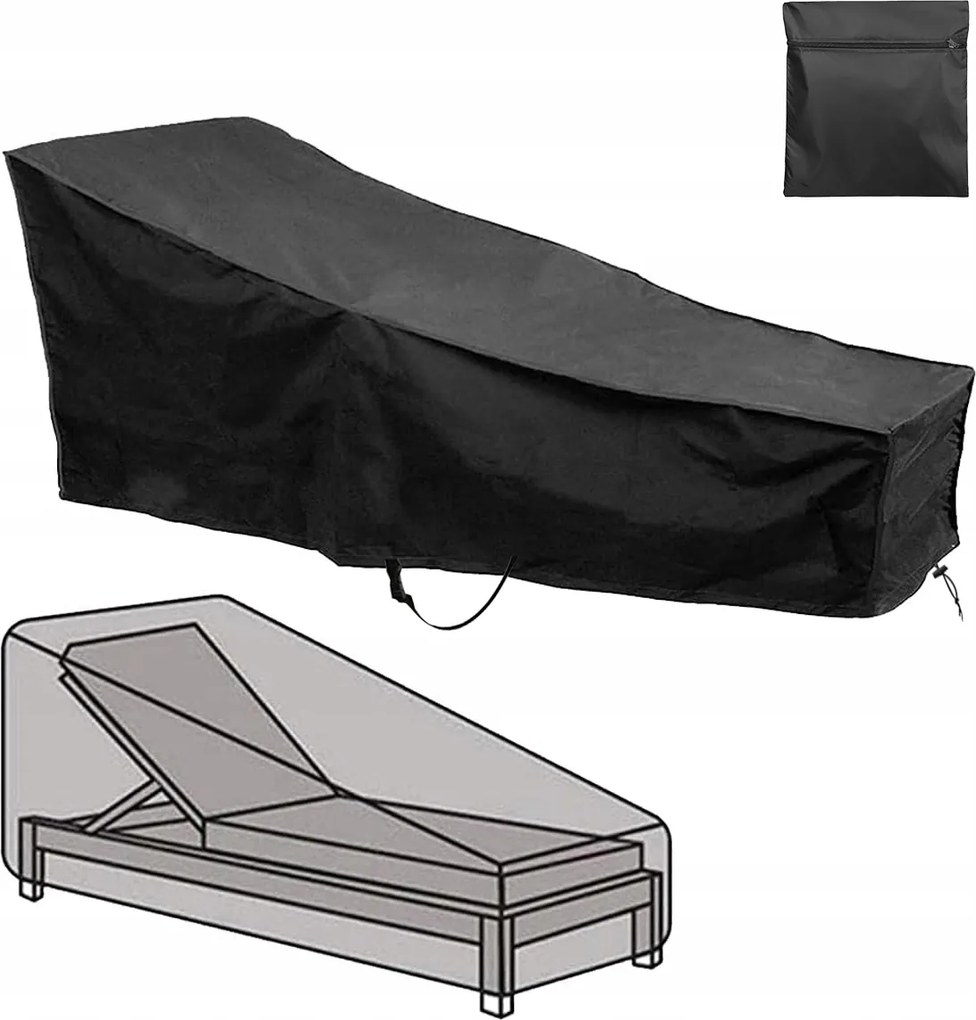 Kerti Napozóágy Huzat Strand vízálló erős protektor 210x75 cm